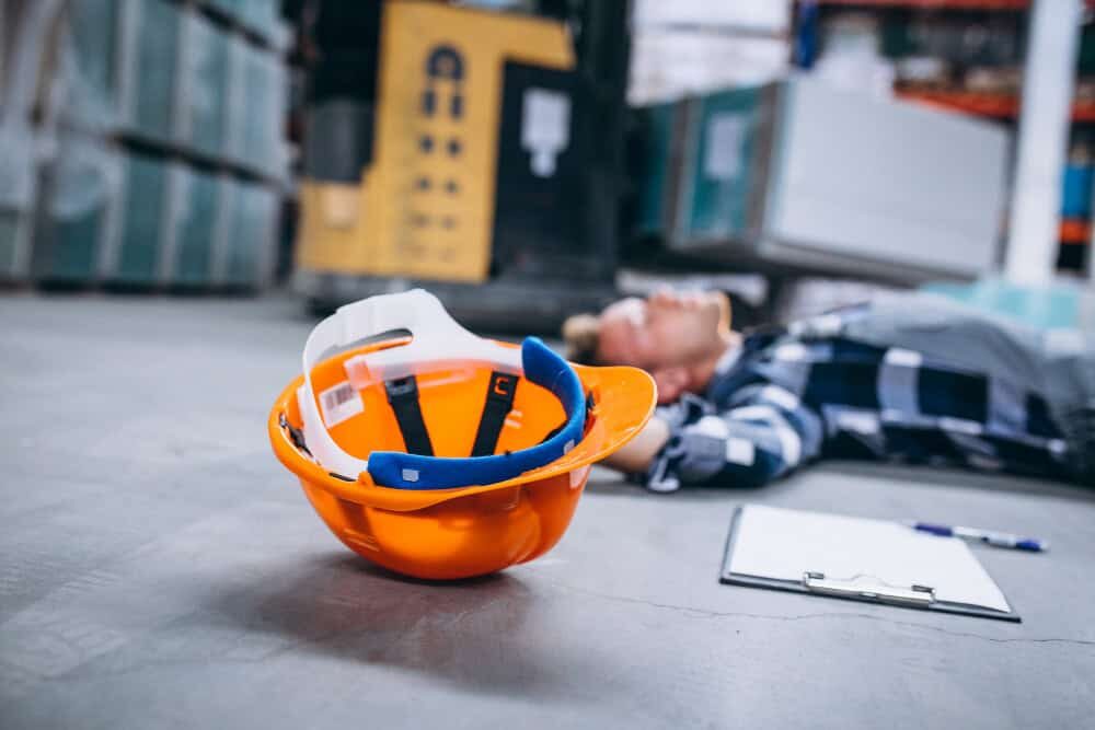 injured factory worker